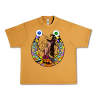 Peanut Butter Halloween Horseshoe Urban Heavy Tee - CowhideDigitalArt