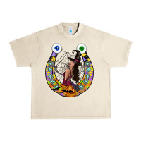 Sandshell Halloween Horseshoe Urban Heavy Tee - CowhideDigitalArt