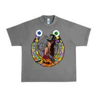 Tornado Halloween Horseshoe Urban Heavy Tee - CowhideDigitalArt