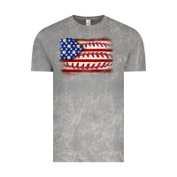 Cloud Rock Baseball American flag Vintage Tee - Neo Western