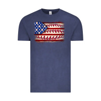 Vintage Denim Baseball American flag Vintage Tee - Neo Western