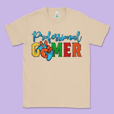 Professional Gamer Classic Tee Designed By Jahusdesignshop