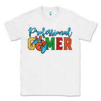 White professional gamer Classic Tee - JahusDesignShop