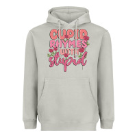 Moon Dust cupid rhymes with stupid Heavyweight Hoodie - MaliasSmallBusiness