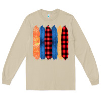 Mushroom Western Farm Life Pattern Brush Stroke Long Sleeve Tee - Bettercallsaul