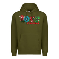 Army Green love christmas Premium Hoodie - AdoDesignShop