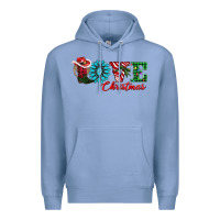 Colony Blue love christmas Premium Hoodie - AdoDesignShop