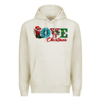 Oatmeal Heather love christmas Premium Hoodie - AdoDesignShop