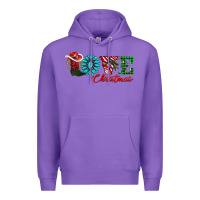Purple love christmas Premium Hoodie - AdoDesignShop