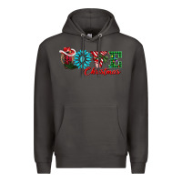 Smoke love christmas Premium Hoodie - AdoDesignShop