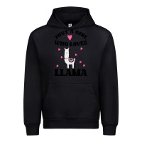 Black Llama Just A Girl Who Loves Llamas Urban Hoodie - Bettercallsaul
