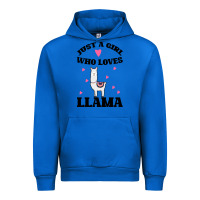 Cobalt Llama Just A Girl Who Loves Llamas Urban Hoodie - Bettercallsaul