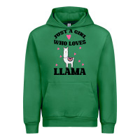 Emerald Llama Just A Girl Who Loves Llamas Urban Hoodie - Bettercallsaul