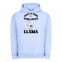 Llama Just A Girl Who Loves Llamas Urban Hoodie | Teevron
