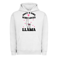 Pigment Lunar Rock Llama Just A Girl Who Loves Llamas Urban Hoodie - Bettercallsaul
