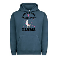 Pigment Midnight Navy Llama Just A Girl Who Loves Llamas Urban Hoodie - Bettercallsaul