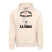 Sandshell Llama Just A Girl Who Loves Llamas Urban Hoodie - Bettercallsaul