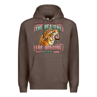 Coffee the heavens are roaring Premium Hoodie - LillyAllenDesigns