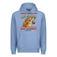 Colony Blue the heavens are roaring Premium Hoodie - LillyAllenDesigns