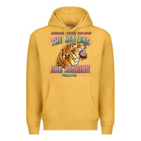 Mustard the heavens are roaring Premium Hoodie - LillyAllenDesigns