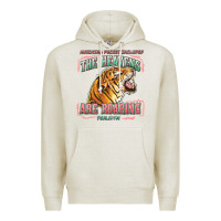 Oatmeal Heather the heavens are roaring Premium Hoodie - LillyAllenDesigns