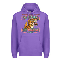 Purple the heavens are roaring Premium Hoodie - LillyAllenDesigns