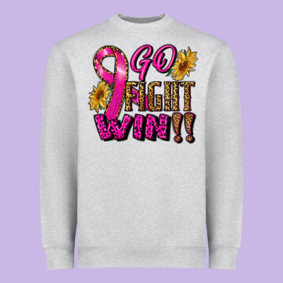 Go Fight Win Heavyweight Sweatshirt Designed By Ranaportraitstore