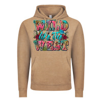 Vintage Coffee wild like the west Vintage Hoodie - Zillion Design Studio