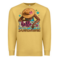 Antique Gold hello sunshine Premium Sweatshirt - NancyCooperArtShop