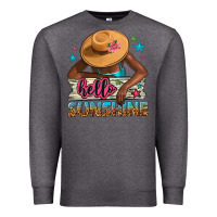 Charcoal Heather hello sunshine Premium Sweatshirt - NancyCooperArtShop