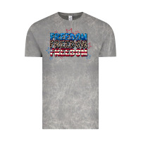 Cloud Rock Freedom freedom freedom 4th of july Vintage Tee - CowGirlArtShop
