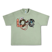 Oil Green love nurse Urban Heavy Tee - SublimationCraftShop