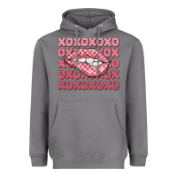 Storm xoxo checker lips Heavyweight Hoodie - MaliasSmallBusiness