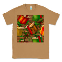 Toasted Coconut christmas gift box seamless pattern Classic Tee - BundleAndBundleShop
