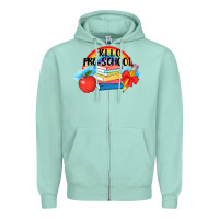Seafoam Hello Pre School Zipper Hoodie - AdoDesignShop