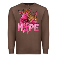 Chestnut Hope Breast Cancer nails Premium Sweatshirt - NancyCooperArtShop