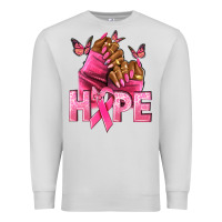 Dove Grey Hope Breast Cancer nails Premium Sweatshirt - NancyCooperArtShop