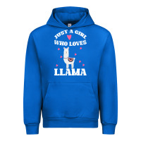 Cobalt Llama Just A Girl Who Loves Llamas Urban Hoodie - Bettercallsaul