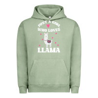 Pigment Oil Green Llama Just A Girl Who Loves Llamas Urban Hoodie - Bettercallsaul