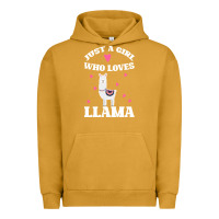 Pigment Peanut Butter Llama Just A Girl Who Loves Llamas Urban Hoodie - Bettercallsaul