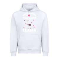 White Llama Just A Girl Who Loves Llamas Urban Hoodie - Bettercallsaul