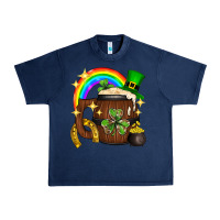 Navy st. patricks day barrel beer Urban Heavy Tee - Neo Western