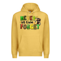 Antique Gold never let them forget juneteenth Premium Hoodie - LillyAllenDesigns