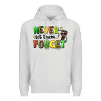 Dove Grey never let them forget juneteenth Premium Hoodie - LillyAllenDesigns