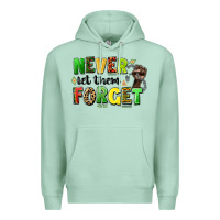 Seafoam never let them forget juneteenth Premium Hoodie - LillyAllenDesigns