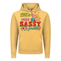 Vintage Mustard little miss sassy pants Vintage Hoodie - texasbilliewilder
