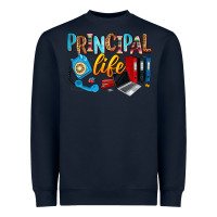 Navy principal life Heavyweight Sweatshirt - Zillion Design Studio