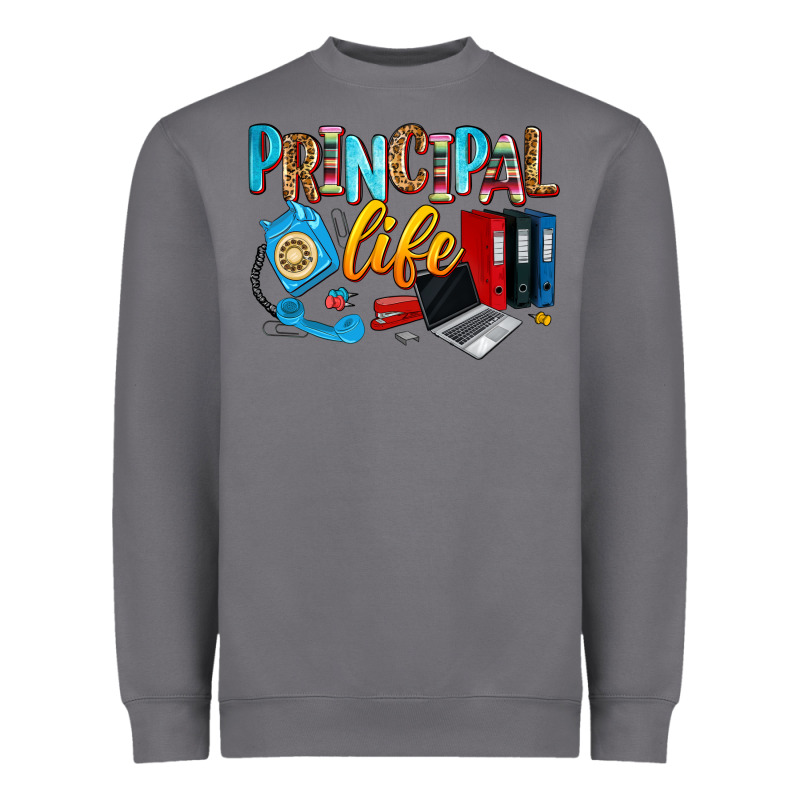 Principal Life Heavyweight Sweatshirt by Zillion Design Studio | Teevron