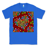 True Royal christmas lights and leopard hearts seamless pattern Classic Tee - BundleAndBundleShop