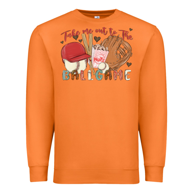 Take Me Out To The Ballgame Premium Sweatshirt by MaliasSmallBusiness | Teevron